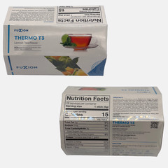 FuXion Thermo T3 Support Your Energy & Fat Metabolism Lemon Tea Flavor 28 Sticks