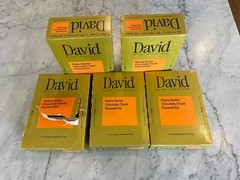 David Protein Peanut Butter chocolate chunk Bars – 28g 5 boxes of 12ct 60 total