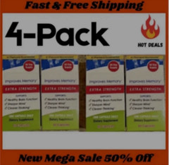 4 Pack Capsules – 240 Count – 20mg – New – Free Shipping – Ships From USA
