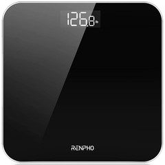 RENPHO Mechanical Bathroom Scale, Accurate Body Weight, 400 lb, Black
