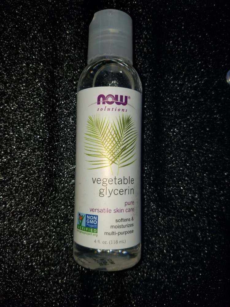 Lot of 2 Vegetable Glycerine 4 OZ by Now Foods