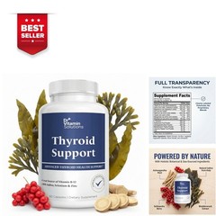 Thyroid Support Supplement with Iodine, Selenium, Zinc & Ashwagandha