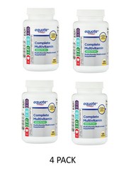 4 PACK Complete Multivitamin/Multimineral Supplement Tablets, Adults 50+, 125 Ct
