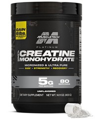 MuscleTech Creatine Monohydrate Powder, 14.11 Ounce (Pack of 1), 80 Servings