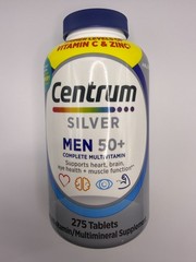 Centrum Silver Men 50+ Multivitamin, 275 Tablets Made in USA