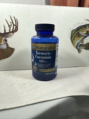 Rexall Naturalist Turmeric Curcumin – 500mg – 120 Caps Exp 03/27 FREE SHIPPING