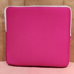 WEIGHT WATCHERS WW Neoprene Zipper Bag Organizer Case Tote: Black Pink Polka Dot