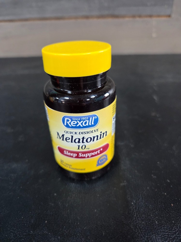 (2 Pack) Rexall Melatonin 10mg Quick Dissolve Tablets (30 count each) Exp 10/27