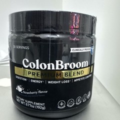 ColonBroom PREMIUM BLEND! Strawberry – 30 SERVINGS! Exp 12/2026 6.85oz