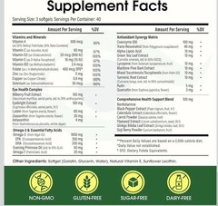 Health Sender 37-in-1 Eye & Antioxidant Support 120 Softgels