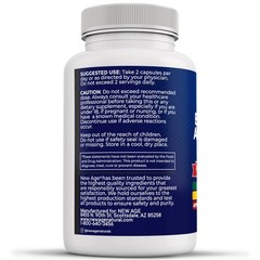 NEW AGE Sea Moss Black Seed Oil Ashwagandha 60 Count (Pack of 1), Silica