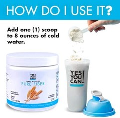 Yes You Can! Shake Booster Pure Fiber, Add to Complete Meal Replacement Shake…