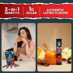 Salud 2-in-1 Sleep Aid + Calm Drink Mix, Punch Ponche Flavor, Melatonin, Magn…