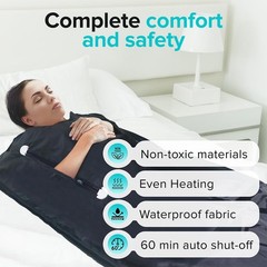 Detoxifying Sauna Blanket with Adjustable Settings for Personalized Experience