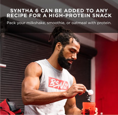 BSN SYNTHA-6 EDGE Protein Powder, Cookies & Cream, 48 Servings