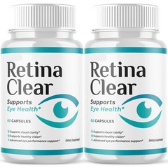 Enhanced (2 Pack) Eye Clear caps, RetinaClear Retina Health Support (120 caps)