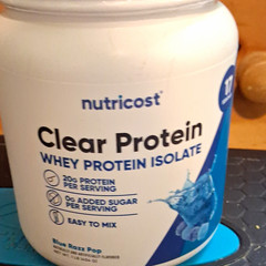 Nutricost Clear Whey Protein Isolate Powder Easy to Mix 0g Added Sugar Blue Razz