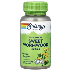 2 X Solaray, True Herbs, Sweet Wormwood, 300 mg, 100 VegCaps