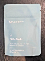 NUSKIN MYND360 FEEL CALM HELPS REDUCE AND MANAGE FEELINGS OF STRESS’ 30 CAPSULES