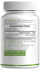 Vitamin B3 Nicotinamide 1,000mg Per Serving – 500 500 Count (Pack of 1)