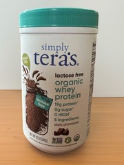 Simply Tera’s Lactose Free Organic Whey Protein Dark Chocolate 12oz Grass Fed