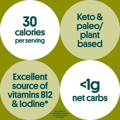 Gimme Organic Roasted Seaweed Snack, EVOO, 6Ct, Keto, Vegan, GF, Omega-3, Iodine