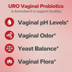 3X URO O Positiv Vaginal Probiotics For Women pH Balance W/ Prebiotics 180 COUNT