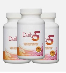 Doctors’ Vegan Daily5 3-Pack 270 Preferred Capsules Supplement Dietary Updated