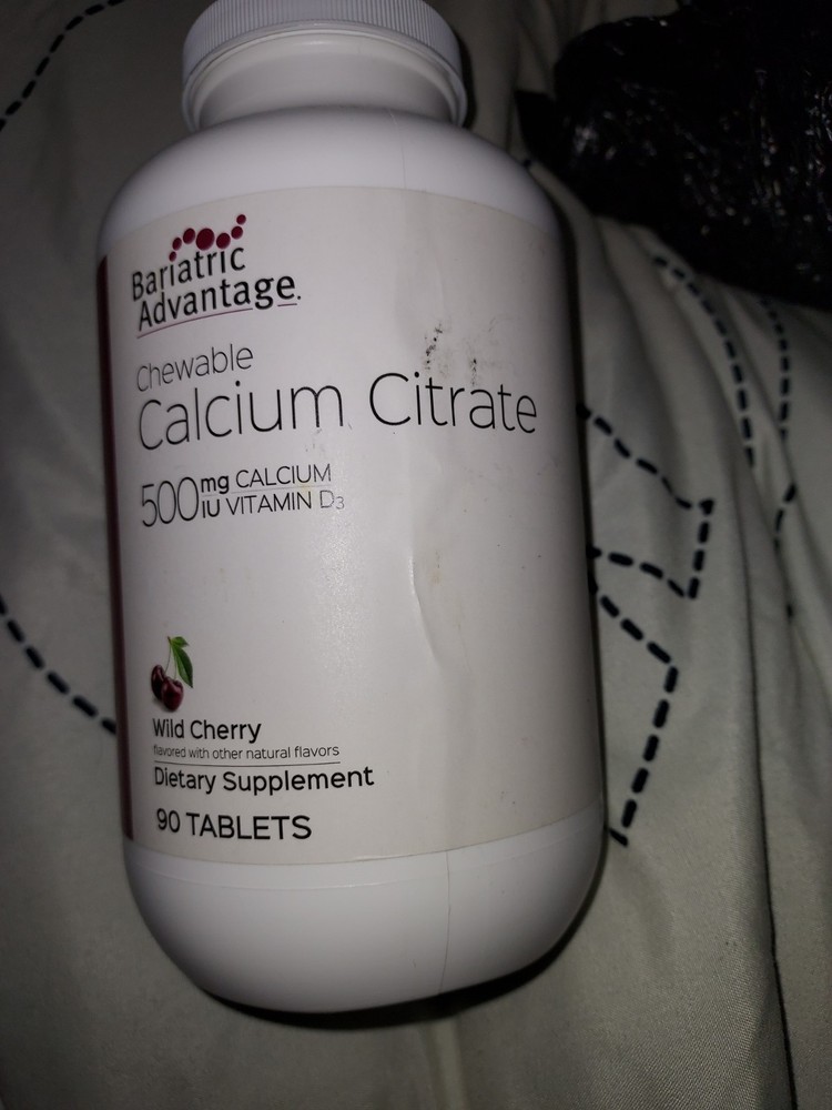 Bariatric Advantage Calcium Citrate Chewable 500 mg – for Bariatric Surgery P…