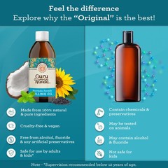GuruNanda Original Oil Pulling Mouthwash, 8.45 Fl Oz (Pack of 1), Red