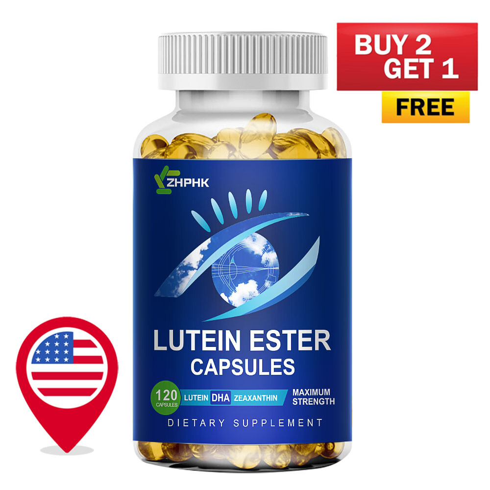 ZHPHK Eye Health 120 Capsules, Lutein Zeaxanthin, Vision Health, Eye Support