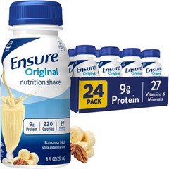 Ensure Original Shake Banana Nut Meal Replacement 8 Oz 24 Count Exp 8/2026