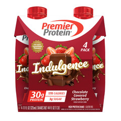 Premier Protein Indulgence Shake, Chocolate Covered Strawberry, 30g Protein, 11