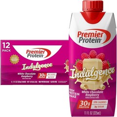12 Ct Premier Protein Indulgence Shake White Chocolate Raspberry, 30g Protein