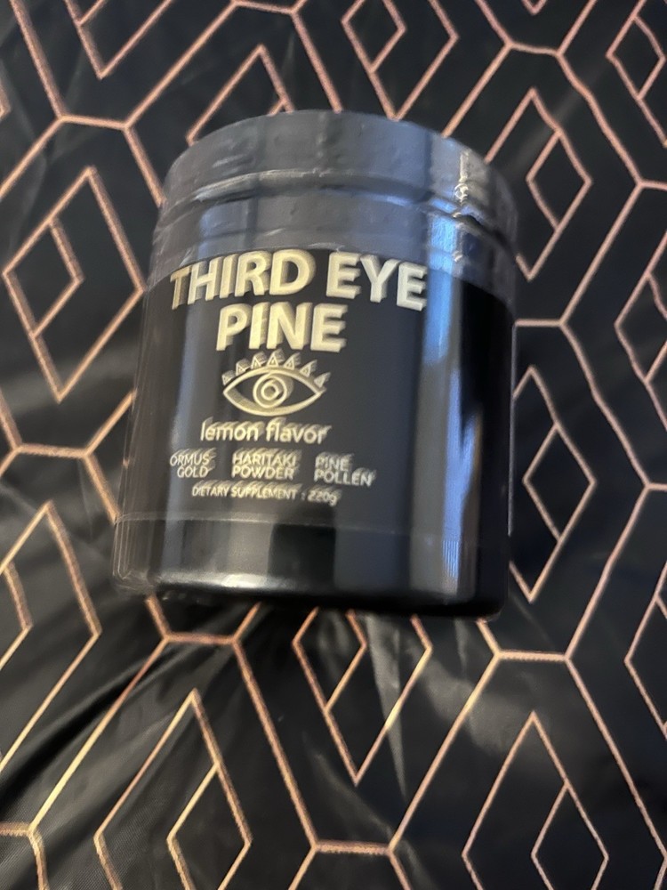 Third Eye Pine Lemon Flavor Powder Ormus Gold Haritaki Pine Bark 220g