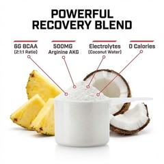 Ultra Clean Vegan BCAA Powder + Electrolytes (Tropical Fruit Punch | 6G) 2:1:…