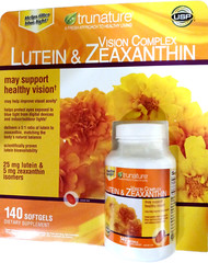 trunature Vision Complex Lutein & Zeaxanthin (25+5 mg) 140 Softgels EXP 10/2025