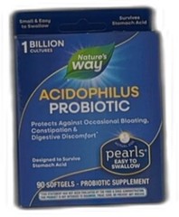 *2026-6-1* Nature’s Way Acidophilus Probiotic Pearls, 1 Billion 90 Softgels