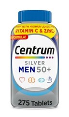 Centrum Silver Men’s 50+ 275 Tablets MULTIVITAMIN/ MULTIMINERAL SUPPLEMENT