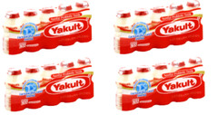 Yakult Probiotic Drink Nonfat 2.7 oz x 5 Bottes ( Pack of 3 )