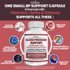 Blood Pressure Support Capsules-Promote blood and blood vessel flow,heart health