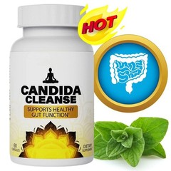 Candida Cleanser 60 Capsules – Organic Herbs – Gut Health – Detox & Vitality+