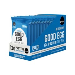 New Googys Good Egg Protein Bar Blueberry 55g x 12 Bars