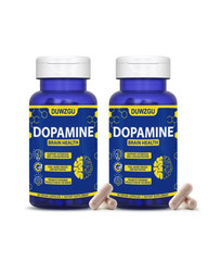Dopamine Brain Health Supplement for Focus, Motivation & Drive – X2 Bottles