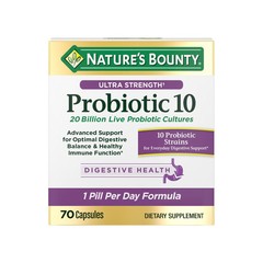 Nature’s Bounty Probiotic 10, 70 ct., Vitamin, Authentic