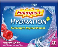 On-the-Go Hydration+ Raspberry Electrolyte Powder – 18 Single-Serving Packets