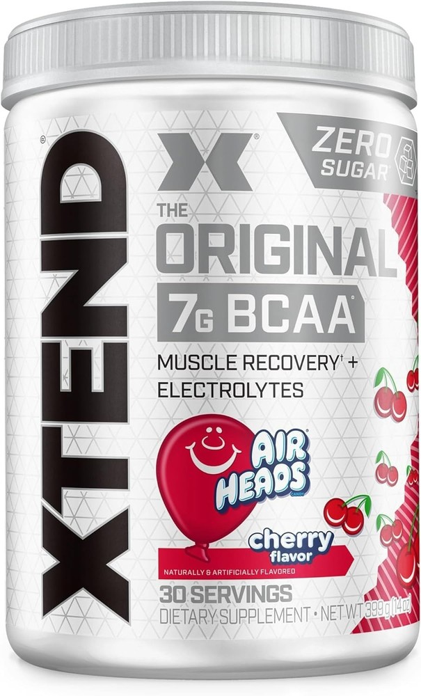 Xtend Original BCAA 7g Air Heads Cherry Flavor, 30 Servings, Exp 9/2027