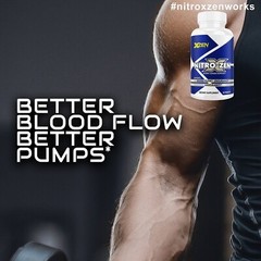 Nitric Oxide Booster Supplement Supports Blood Flow Pre Workout 2210 mg 90 pills