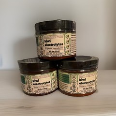 3 Pieces Santa Cruz Paleo Electrolyte Powder, Kiwi Flavor. (4.4 Oz)