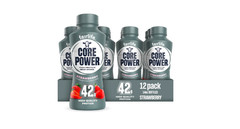 Core Power Elite High Protein Shake, Strawberry, 42g Bottle, 14oz, 12 Pack
